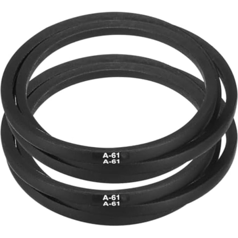 Klassisch umwickelter Gummi-Keilriemen A61 oder 4L630 1550 mm A-Profil Industrie-Antriebsriemen für effiziente Kraftübertragung in Maschinen, Pumpen, Ventilatoren,