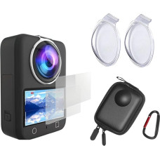 Fotoleey Case for DJI Osmo 360 Camera Including Lens Guard and Screen Protector