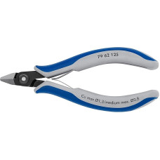 KNIPEX tiksliosios elektronikos šoninės pjaustyklės su daugiakomponentėmis įvorėmis 125 mm, 79 62 125