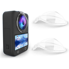PULUZ objektyvo apsauga DJI Osmo 360, PC objektyvo apsauga su DJI Osmo 360 panoraminio fotoaparato objektyvu, apsauganti nuo įbrėžimų, atspari dulkėms (PC medžiaga)
