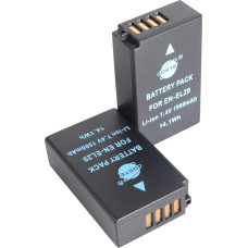 DSTE EN-EL20 ENEL20A 1900 mAh/7,4 V baterija, suderinama su Nikon Coolpix P1000, 1 J2, 1 J3, 1 S1, 1 V3, 1 AW1, 2 pakuotės