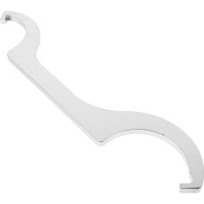 UPKOCH Shock Absorber Wrench Double Head C Hook Wrench with Chrome Finish for ATV Offroad and Workshop Use