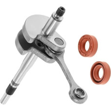 Kurbelwelle mit 2 Dichtungen for Rasenmäher und Gartengeräte, tinka FS38, FS40, FS45, FS46, FS55, 4140, 030, 0400