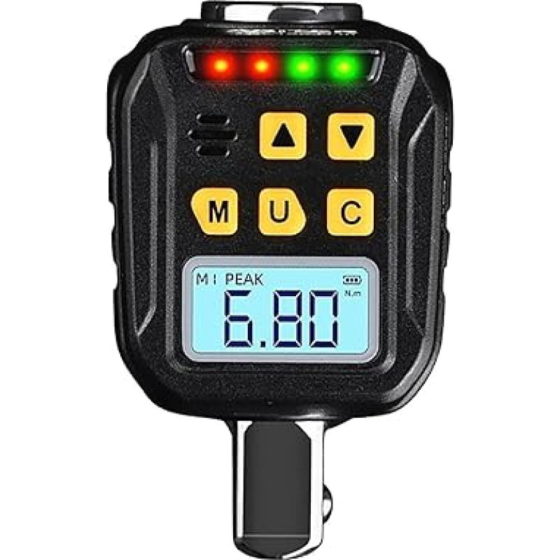 Digitaler Drehmomentprüfer, Digitales Messgerät, digitale Hintergrundbeleuchtung, Schraubenschlüssel-Tester, zwei Arbeitsmodi einstellbar, vier Einheiten umschaltbar, mit Ton und Licht(30)
