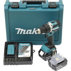 Makita DDF484RTE Akumuliatorinis gręžtuvas 18 V / 5,0 Ah 2 akumuliatoriai + įkroviklis dėkle