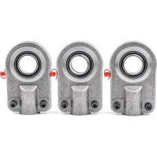 Zylinderohrringe Kugel Ohrringe gedreht GI/HO-K...DO Gelenkansatz Gelenklager Zylinder