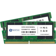 DDR5 RAM 64GB (2 x 32GB) 5600MHz SODIMM CL46 Gaming Memory DDR5 for Laptop Memory / All-in-One / Mini PC