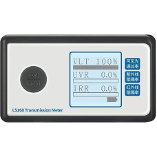 UV-Messgerät, Tragbares Solarfilm-Transmissionsmessgerät LS160 Testfenstertönung mit UV-IR-Ablehnung Sichtbare Lichtdurchlässigkeit(LS160A)