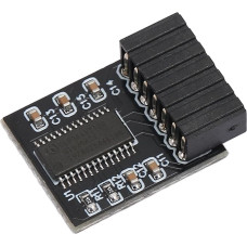 TPM 2.0 modulis, 14Pin SPI TPM 2.0 modulis, skirtas ASUS, motininėms plokštėms, TPM SPI modulis, skirtas Windows 10 11