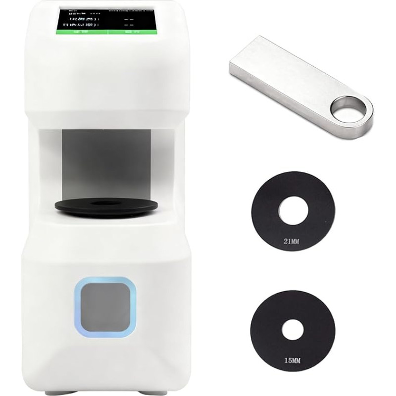 Dūmų matuoklis Didelio tikslumo rankinis rūko matuoklis Dūmų ir pralaidumo testeris su 2,8 colio jutikliniu ekranu ASTM ISO standartai