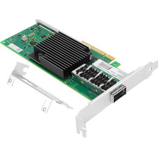 PCIe Ethernet tinklo kortelė Intel XL710-QDA1 XL710-AM1 mikroschemų rinkiniui PCIe 3.0 x8 40Gb vieno prievado QSFP+ LAN kortelė Palaiko Windows Server/Windows/Linux/VMware/ESX