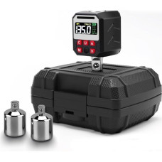 Digitaler Drehmomentschlüssel Adapter 1/2 Zoll, 0,01 Nm Auflösung, 9 Voreinstellungen 500 Datensätze, für Stahl Rostfrei Torsionsmesser DIN ISO Zertifiziert