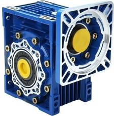 NMRV090 Schneckengetriebe-Drehzahlminderer, 80 x 80 mm Flansch, mit 19 mm Eingangswelle, 38 mm Ausgangsbohrung Metallgetriebe