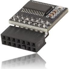 Jectse TPM2.0 modulis, 14 kontaktų 2*7P TPM modulis 7 64bit, 8.1 32 64bit, 10 64bit 2,0 mm erdvės šifravimo saugumo plokštė, apsaugos modulis, numatytasis nustatymas