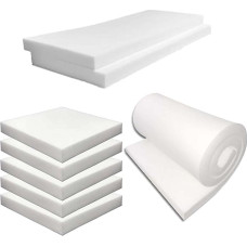 Polsterschaumplatte mit hoher Dichte, maßgeschneiderte Kissen für Bank, Hocker, Sofa, Sessel und Esszimmerstühle, perfektes Ersatzpolster (120 x 120 x 8 cm)
