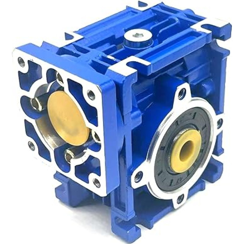 NMRV030 Schneckengetriebe-Drehzahlminderer, 11 mm Eingangswelle, 14 mm Ausgangsbohrung for NEMA 23-Schrittmotor Metallgetriebe
