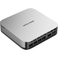 Mini kompiuteris MINIS FORUM AI X1 Pro, AMD Ryzen AI 9 HX370 (12 branduolių / 24 gijos, iki 5,1 GHz) ir AMD Radeon 890M, 4K Quad Display, Dual LAN 2.5/WiFi 7/BT 5.4/Oculink, Pas de RAM/SSD