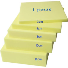 Hochdichte Schaumstoffpolsterung, rechteckiger Polyurethan-Schwamm für Couchkissen, Sofa-Rückenlehne und Matratzenpolster, zuschneidbar, 8 cm dick, 80 x 30 cm