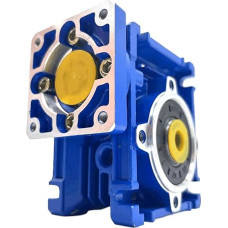 NMRV030 Schneckengetriebe-Drehzahlminderer mit 57 x 57 mm Flansch, 6,35 mm D-Wellenloch, 14 mm Ausgangsbohrung for NEMA23-Motor Metallgetriebe