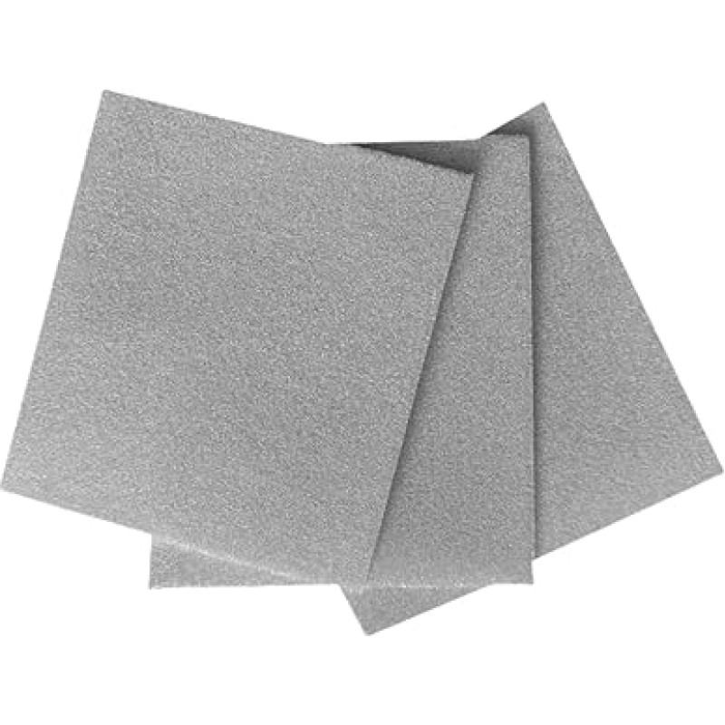 1 vnt. 99,99 % akyto sidabro metalo putų elektrodų katalizinis konverteris - 3D sidabro putos, pasižyminčios dideliu šilumos išsklaidymo laidumu - 100 mm x 100 mm (0,2 mm)