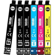 405XL daugiapakopė rašalo kasetė, suderinama su Epson 405 405XL, skirta pakeisti Workforce Pro WF-3820DWF WF-3825DWF WF-4830DTWF WF-4820DWF WF-4825DWF Workforce WF-7840DTWF WF-7830DTWF WF-7835DTWF