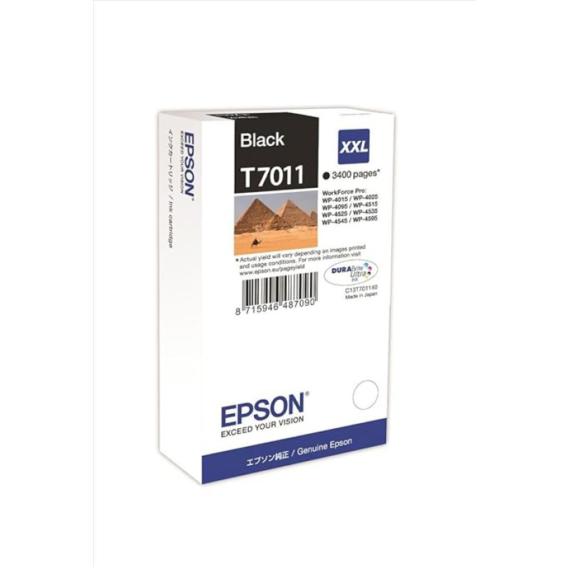 Epson WP4000 / WP5000 serijos XXL rašalo kasetė - juoda