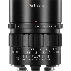 7artisans 75mm F1.4 Full Frame Large Aperture Refined Bokeh Aperture for Sony E-Mount Mirrorless Cameras