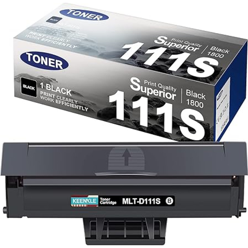 KEENKLE MLT-D111S D111L suderinamas su Samsung Xpress m2070w Toneris D111S MLTD111S juodas, skirtas Samsung Xpress M2070 M2026w M2070fw M2026w M2026 M2026 M2020w M2020w M202020 M2070f M202020f M202020 2w 2w M2022 (juodas)
