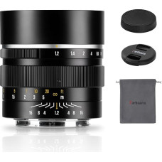 7artisans 50mm F1.2 APS-C rankinio fokusavimo fiksuotas objektyvas su didele diafragma, suderinamas su 