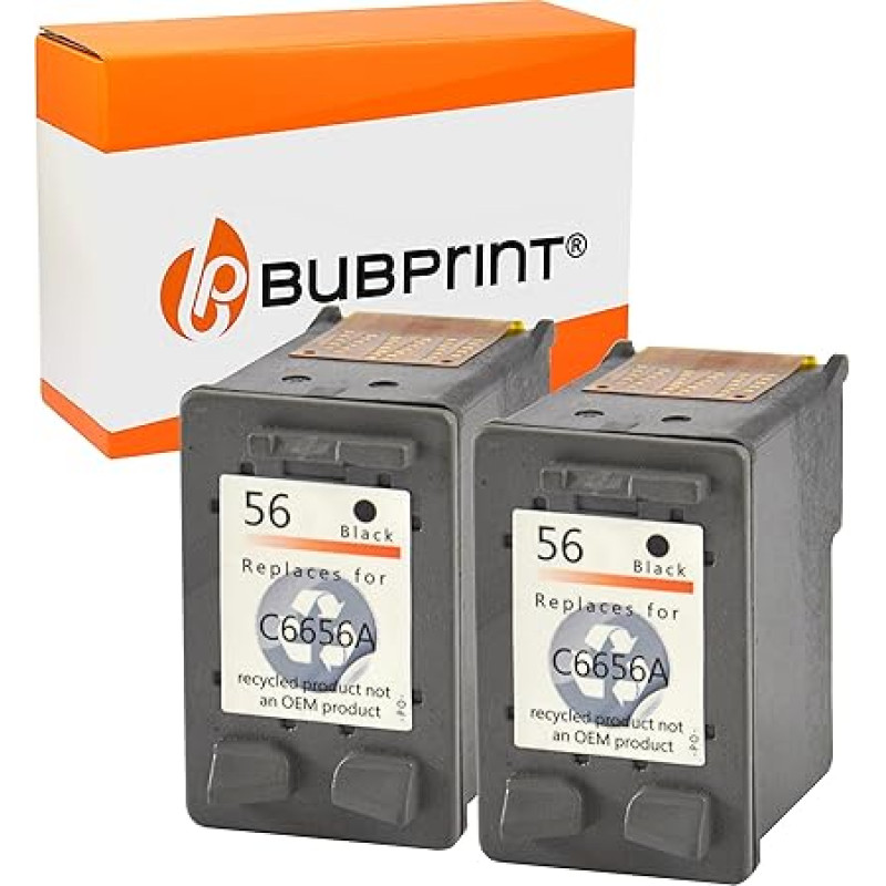 2 Suderinamos spausdintuvo rašalo kasetės Suderinamas pakaitalas HP 56 black