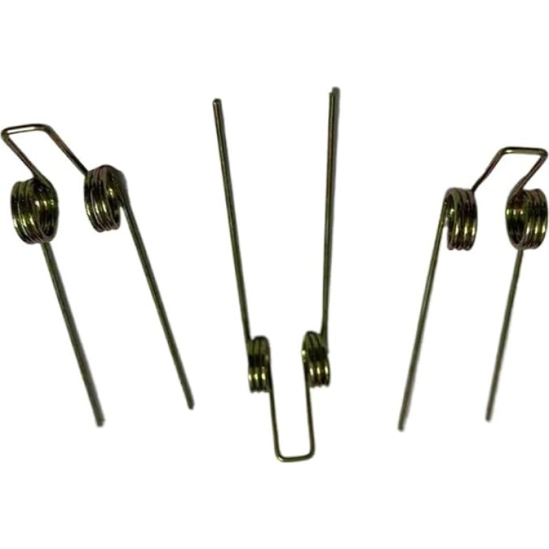 Abnormity Doppeldrehfeder, Drahtdurchmesser 0,8, Außendurchmesser 7 mm, kleine rotierende Torsionsfeder, 20 Stück