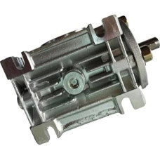 Welleneingangsschneckengetriebe NRV25 Übersetzungsverhältnis 40 Eingangswelle 9 mm Ausgangsbohrung 11 mm Manuell/Motor mit doppeltem Verwendungszweck