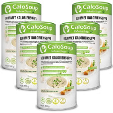 High Caloric Soup for Weight Gain, High Caloric Food as Gourmet Ready Soup, 20 Servings CaloSoup Calories Leek Soup (Economy Set 5 x Leek Cream Soup)