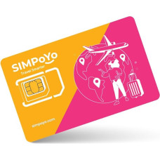 SIMPoYo 5G/4G didelės spartos duomenų SIM kortelė | Nemokami 10 GB ES 30 dienų duomenys