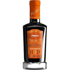 Ponti, Modenos balzaminis actas I.G.P. HD, nepakartojamo skonio, didelio tankio balzaminis actas, 100 % pagamintas Italijoje, 250 ml