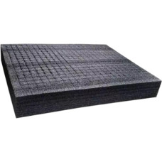 Sharplace Verpackungsschaumplatte, Schaumstoffeinlagen für Koffer, stoßfester Schaumstoffpuffer, universeller DIY-faltbarer, stoßfester Schwamm für, 50cm X 50cm X 5cm