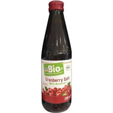 dmBio Cranberry Juice, 330 ml Glass Bottle