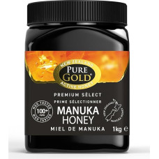 Pure Gold Manuka-Honig 100+ 1 kg, Honig aus Neuseeland, MBO-zertifikuota ir pagal MPI standartus