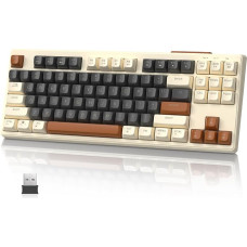 MAMBASNAKE M87 TKL - Dviejų režimų belaidė žaidimų klaviatūra 