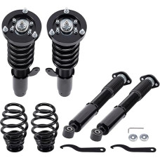 Luftfederung Luftfederbalg Komplette Suspension Gewindefahrwerk Für BMW E46 Limousine Cabrio Coupe 318d 320d 330d Stoßdämpfer Federn Suspension Luftpumpen LUFTFEDERBEIN