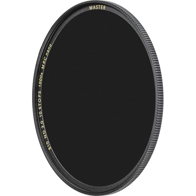 B+W neutralaus tankio filtras ND 3.0 MRC Nano Master 82 mm (16x padengtas, plonas, aukščiausios kokybės), juodas, 1101617
