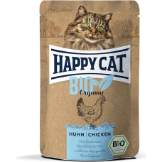 Happy Cat 70486 - All Meat Adult Organic Pouch Chicken - drėgnas ėdalas suaugusioms katėms ir katinams - 85 g