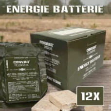 CONVAR Feldküche Wheat Energy Bar – Enriched with Vitamins Energy Battery (12 x 120 g)