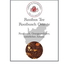 Lerbs & Hagedorn, Rooibos arbata Rooibusch Orange | 250 g (apie 20 litrų) Apelsinų žievelės
