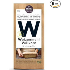 Antersdorfer - Ekologiški viso grūdo kvietiniai miltai - 1 kg - 6 vnt. pakuotė