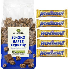 With Wonderful Bar Gift (Pack of 5), Alnatura Chocolate Oats Crunchy Cereal Cornflakes Toppas Cereals 750 g