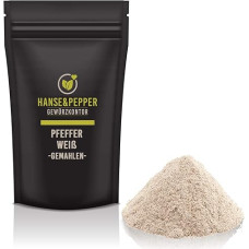 Hanse&Pepper Gewürzkontor Gourmet Series 250 g Pipirai balti malti milteliai Natural