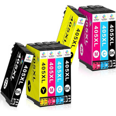 LeciRoba 405xl rašalo kasetės, skirtos Epson 405 rašalo kasetėms ir Epson 405xl rašalui, skirtam Epson Workforce Pro WF-3820DWF 3825DWF 4820DWF 4820DWF 4825DWF 4830DTWF WF-7310DTW WF-7830DTWF 7835DTWF 7840DTWF (9 pakuotės)
