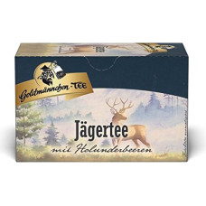 Goldmännchen Tea Hunter Tea with Elderberries, 20 Individually Sealed Tea Bags, Pack of 3 (3 x 50 g)
