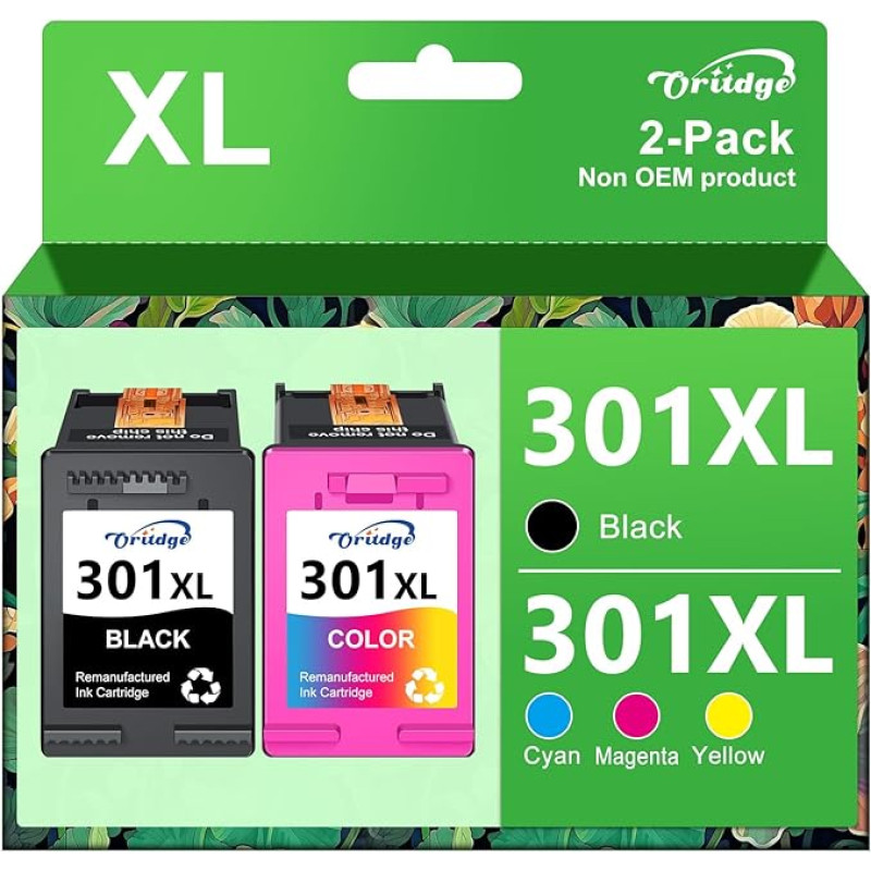301XL rašalo kasetės, skirtos HP 301 XL juodos spalvos rašalo kasetėms, skirtoms HP DeskJet 1000 2540 OfficeJet 2620